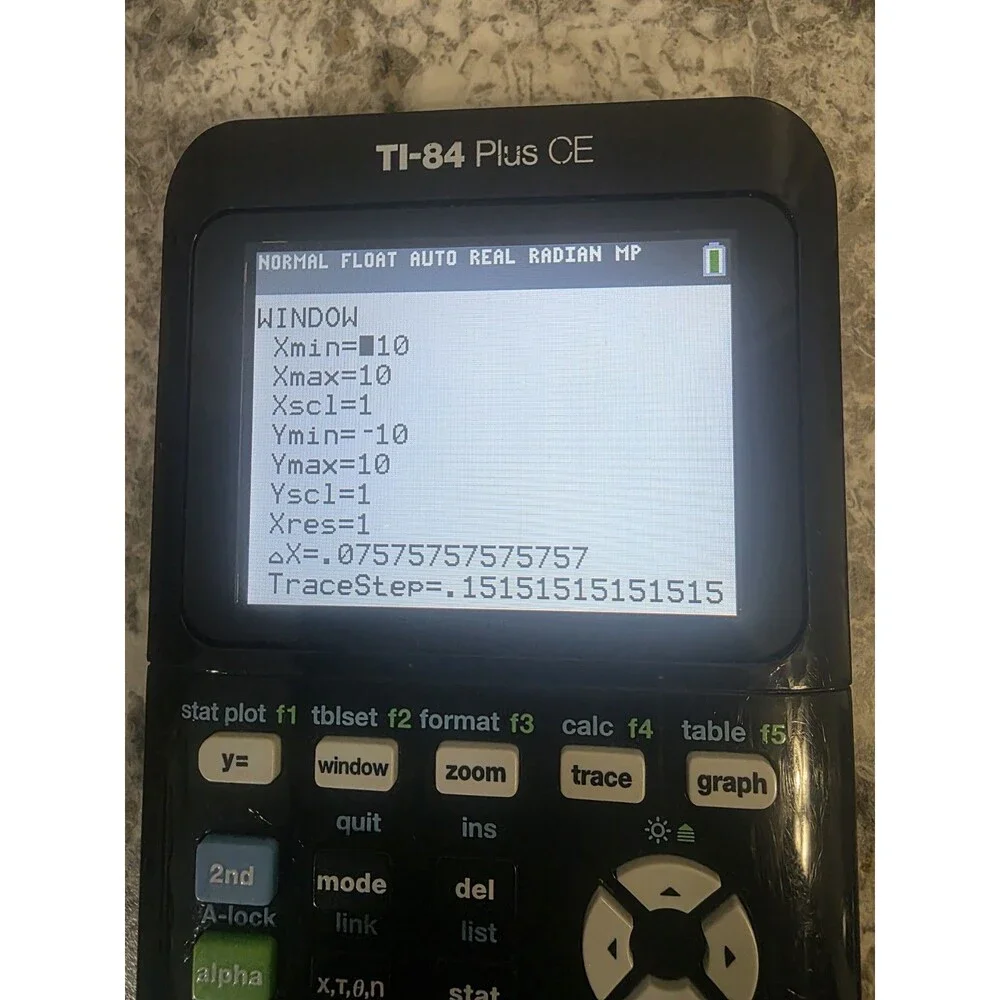 TEXAS INSTRUMENTS TI-84 PLUS CE GRAPHING CALCULATOR BLACK & WHITE